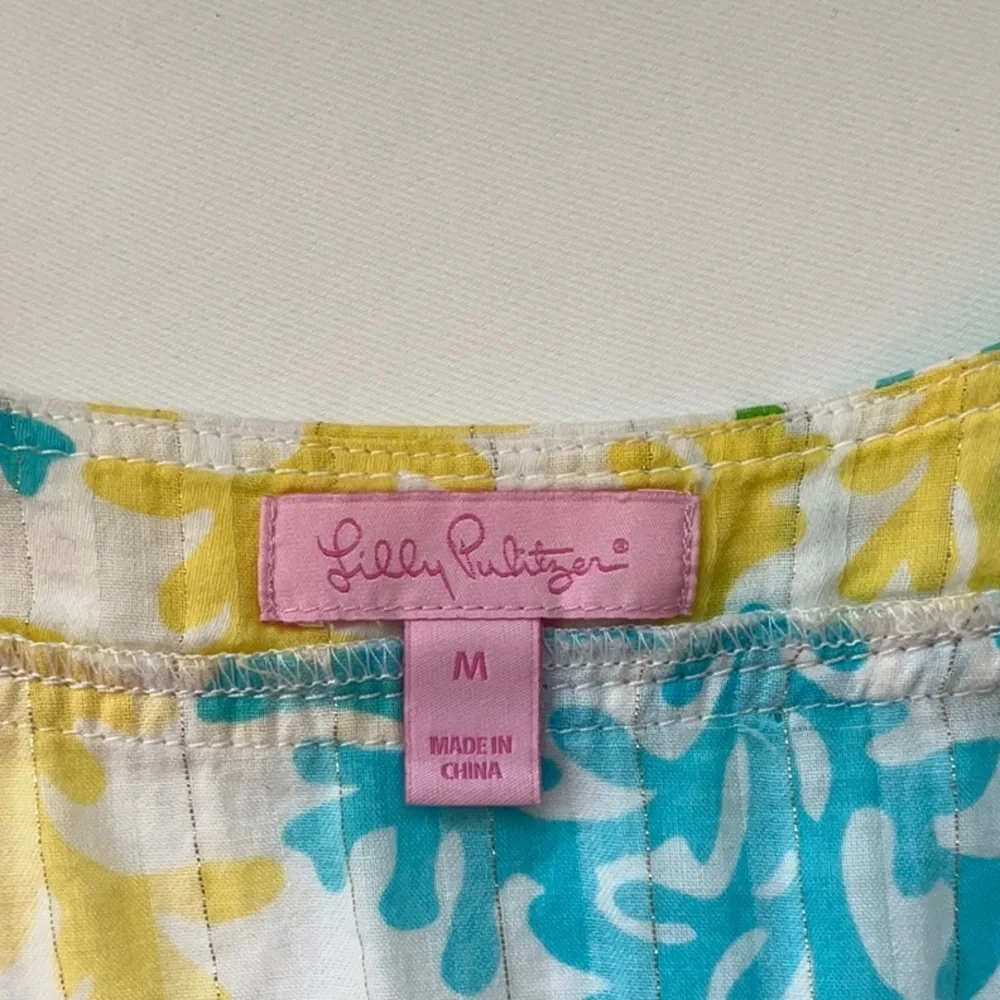 Lilly Pulitzer Multicolor Floral V-Neck Blouse - Picture 8 of 11